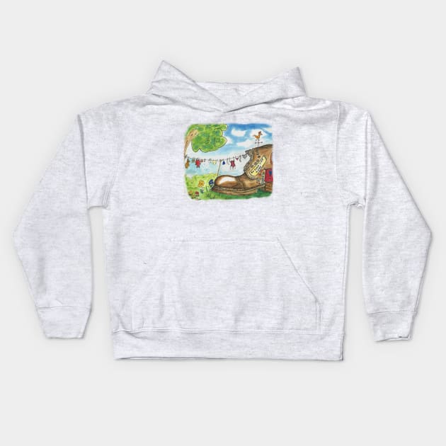 Home Sweet Home Kids Hoodie by Coppack